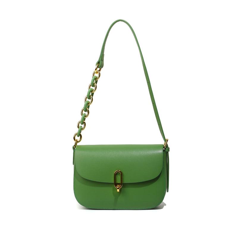 Luxury Retro Cowgirl Saddle Bag | Genuine Leather Brown Handbag