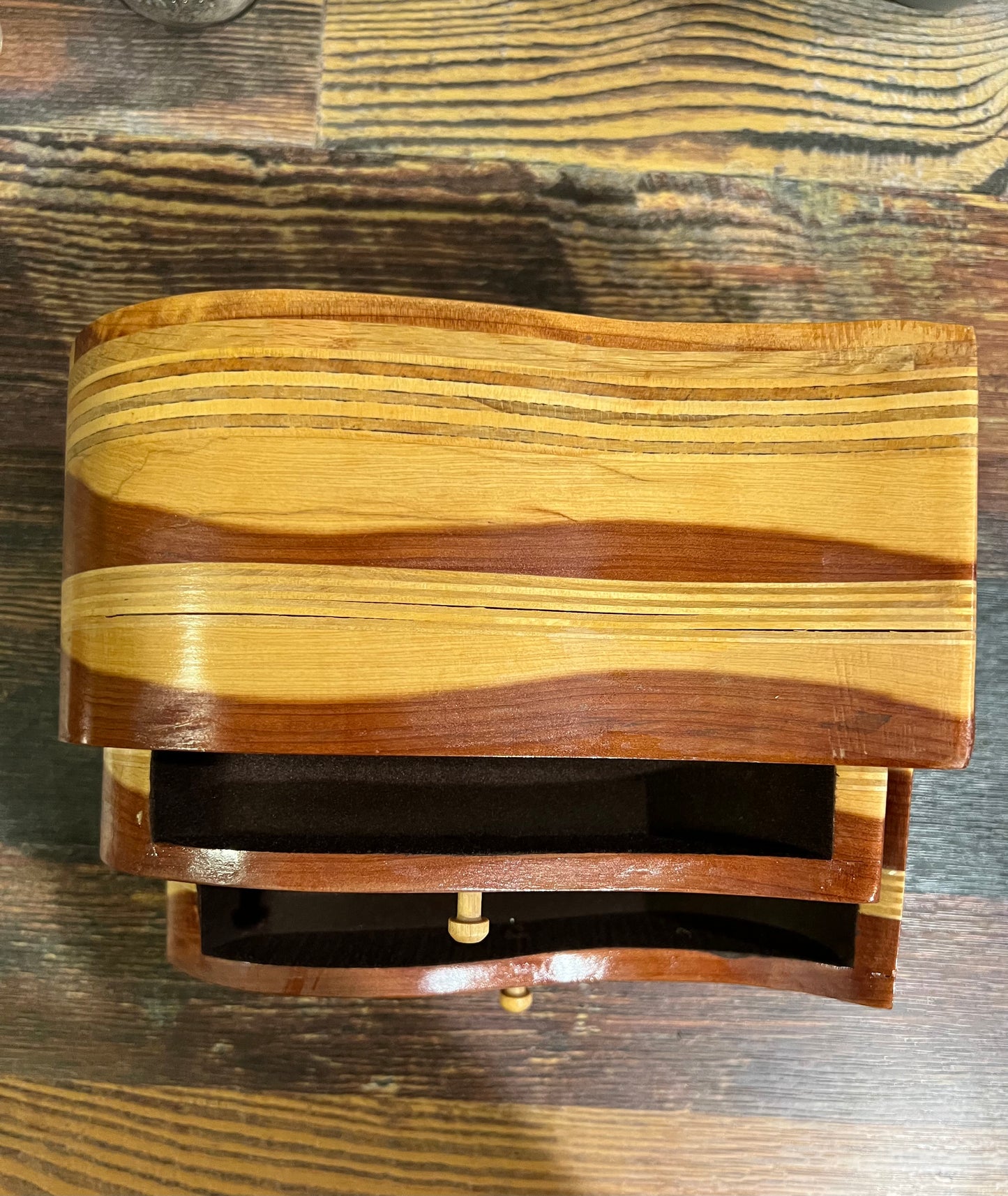 Wavy 2 Drawer Jewelry Box