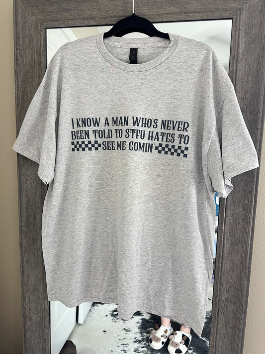 Shut Up TEE or CREWNECK