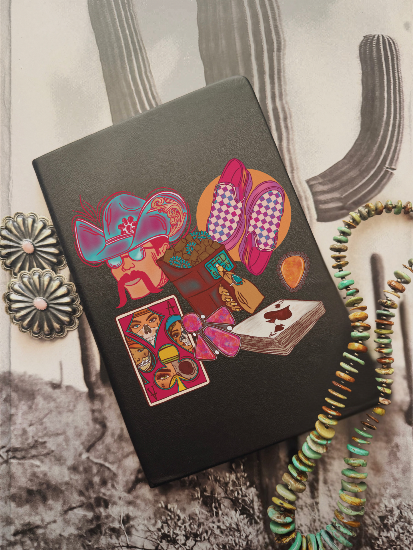 Cowboy cool Hardcover Journal