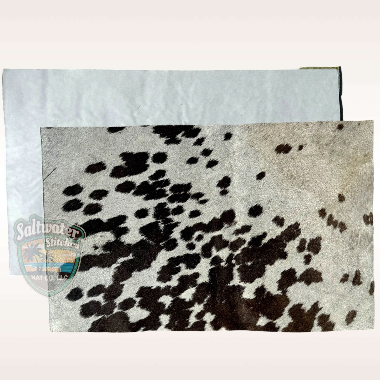 Black & White Cowhide Panel
