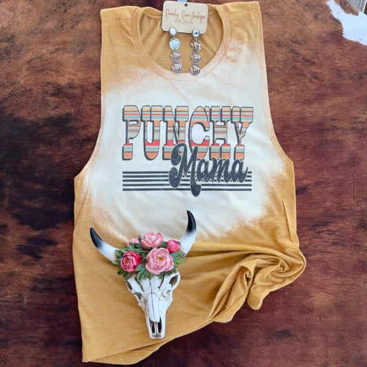 Punchy Western Mama Serape Festival Tank