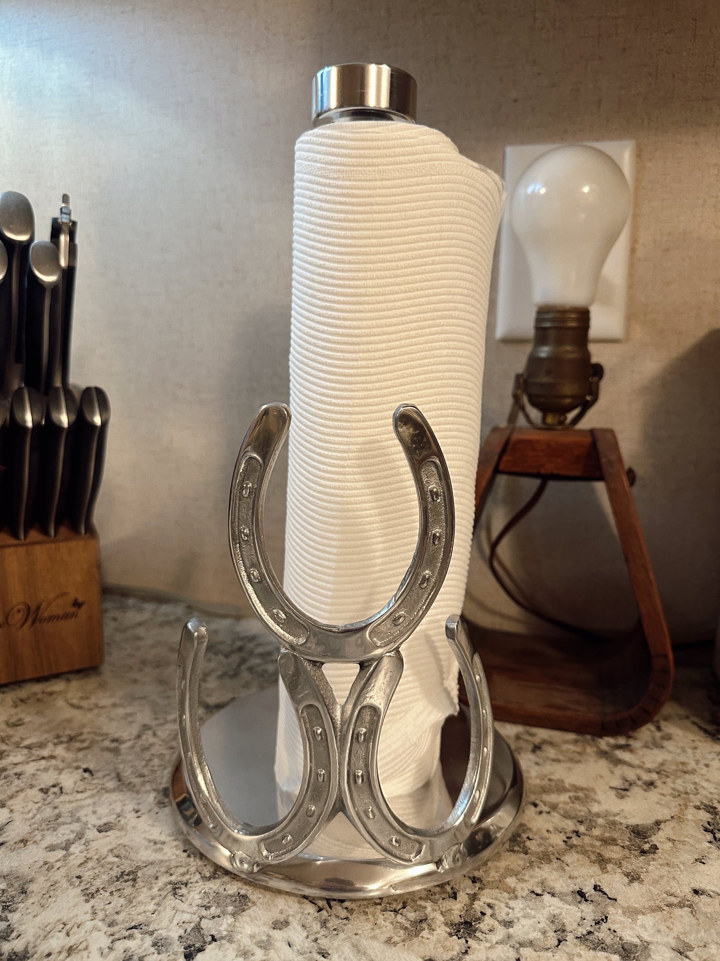 The Horseshoe Towel Holder