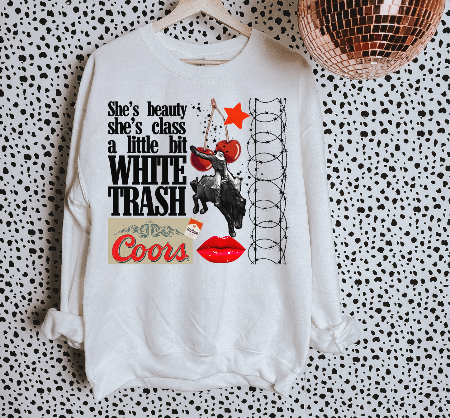 White Trash TEE or CREWNECK
