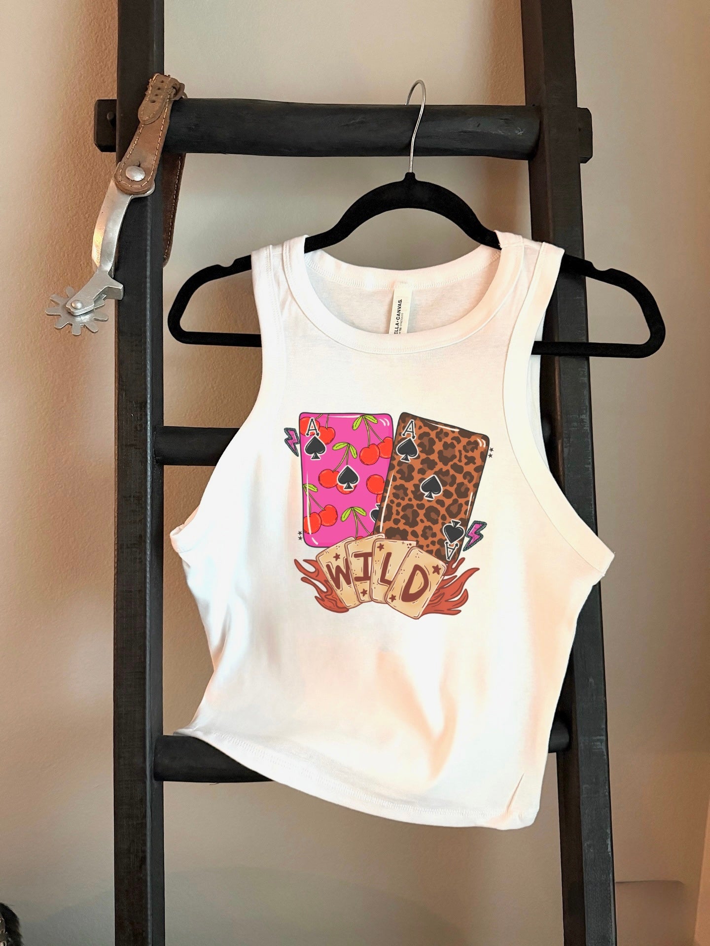 Wild Card Cropped Tank