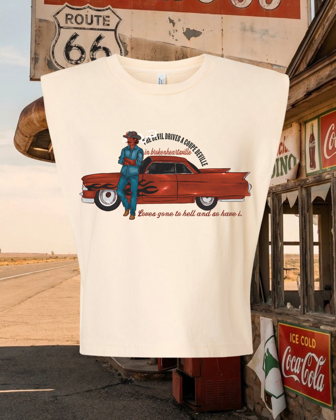 BROKEN HEARTSVILLE MUSCLE TEE