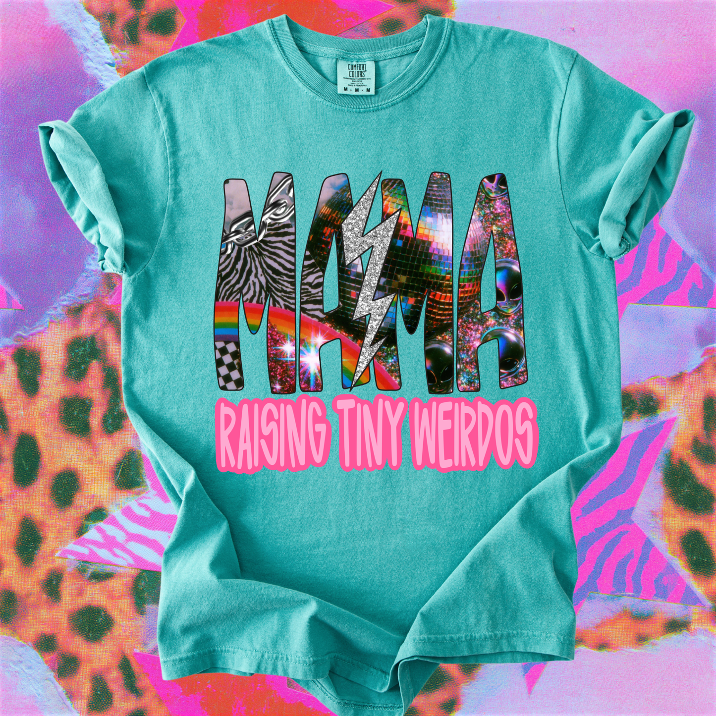 Mama raising tiny weirdos Tee