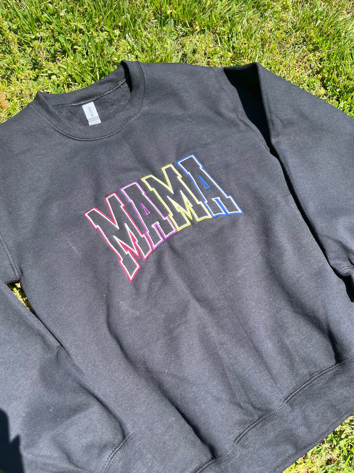 MAMA Embroidered Pullover