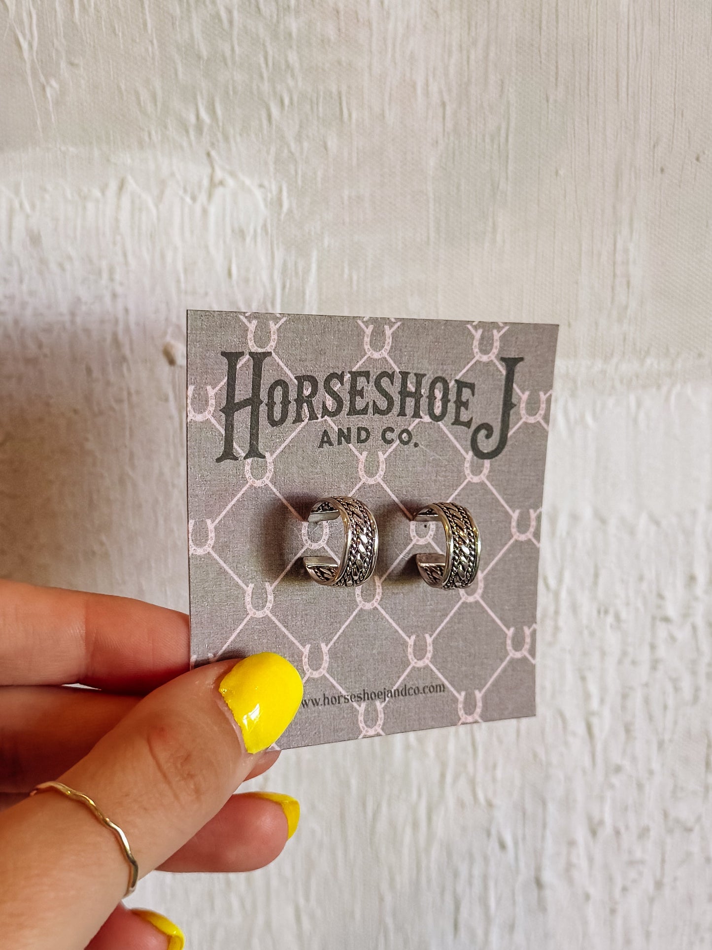 Riverton Silver Hoops