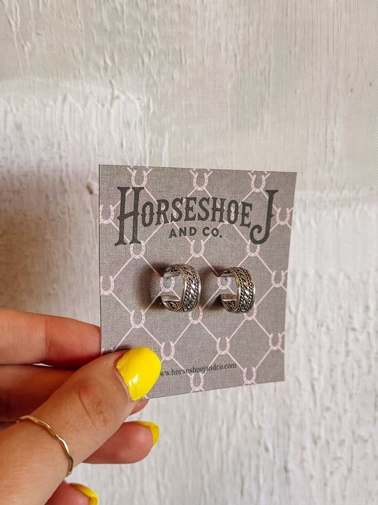 Riverton Silver Hoops