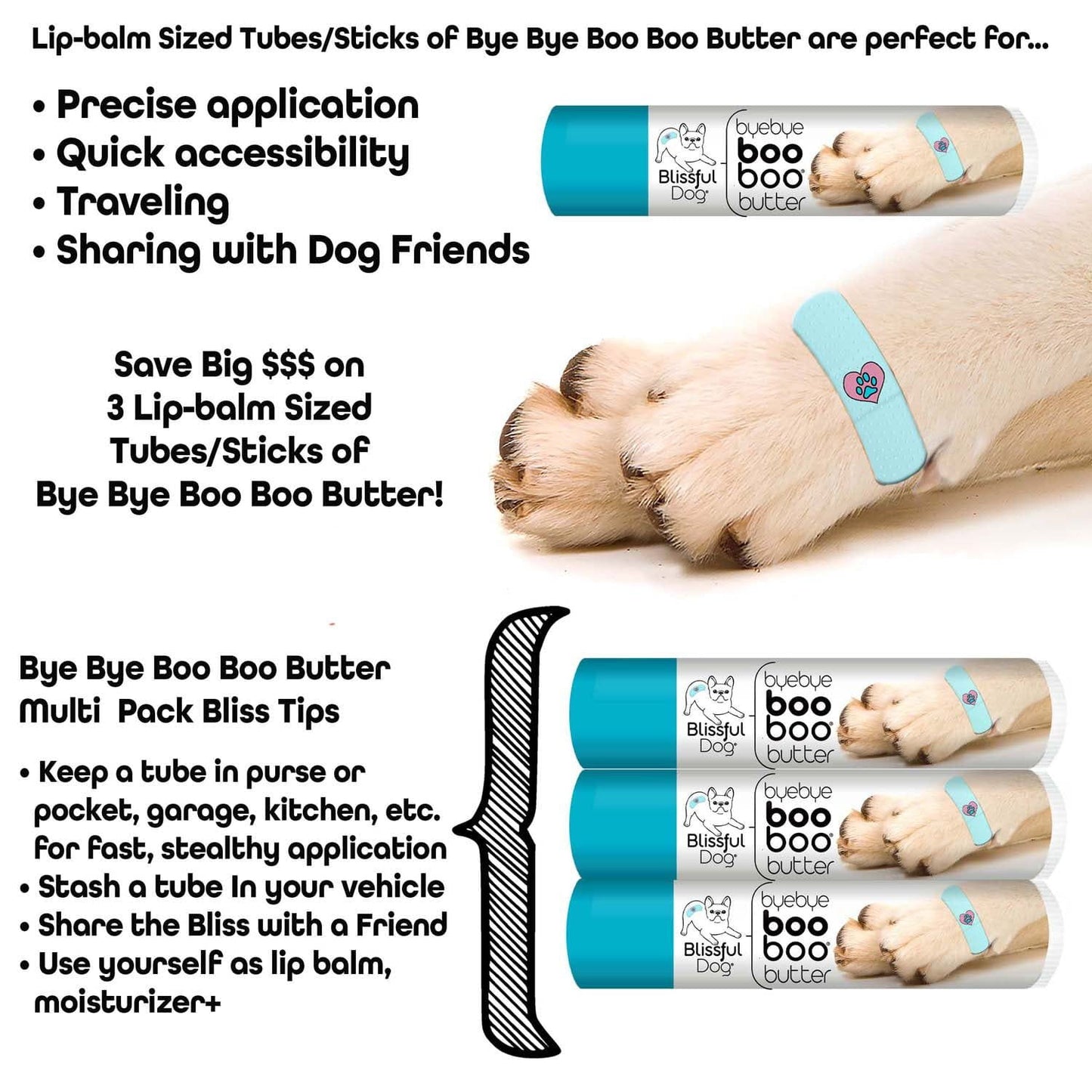 1 Dog Bye Bye Boo Boo Butter