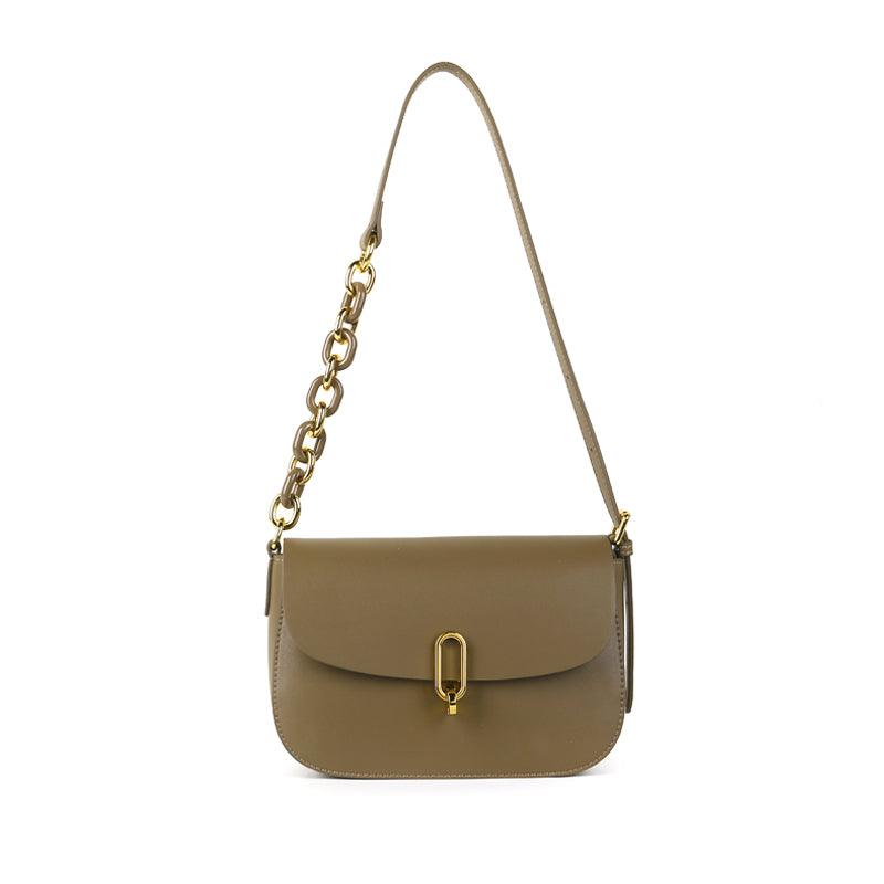 Luxury Retro Cowgirl Saddle Bag | Genuine Leather Brown Handbag