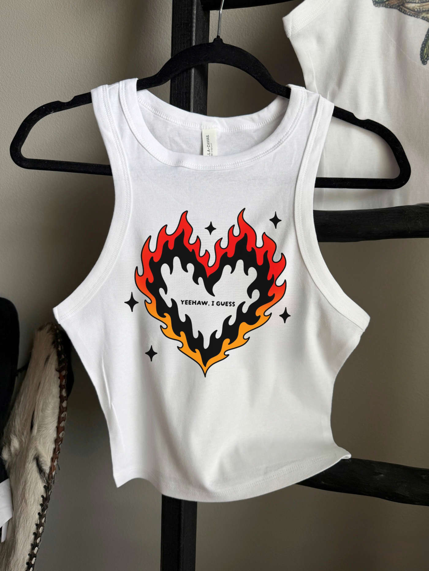 Yeehaw, I Guess Cropped Tank