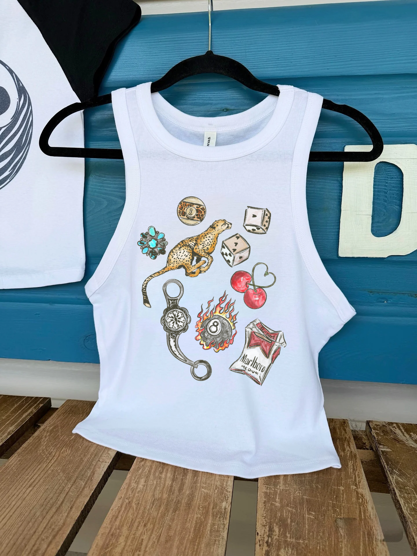 Roll The Dice Cropped Tank