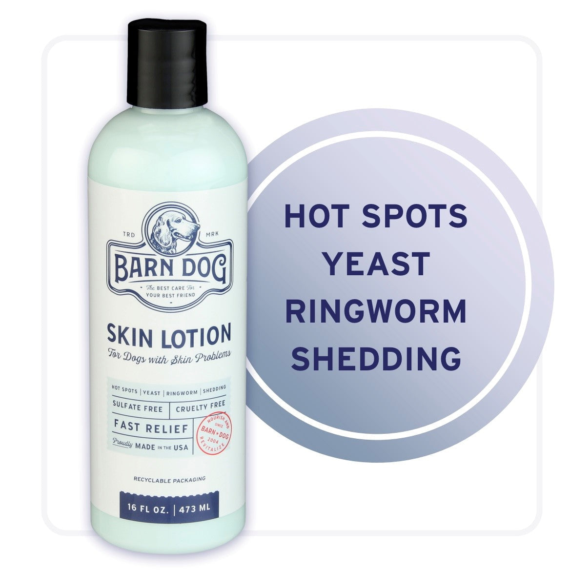 Barn Dog Skin Lotion