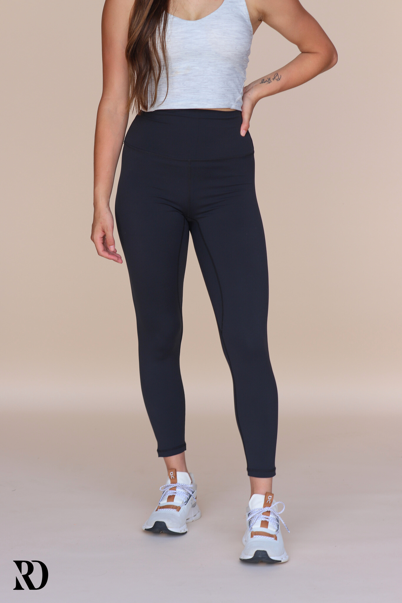 FLEECE LINED VITAL LEGGINGS | BLACK