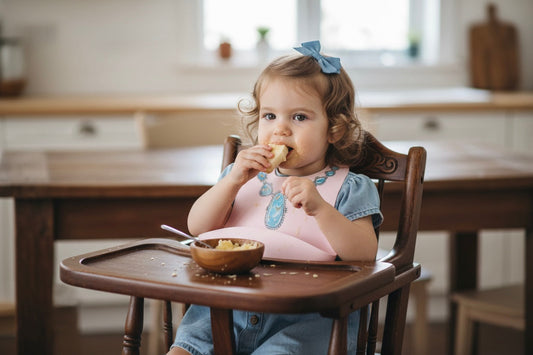 BLUE LARIAT WITH PINK BIB - PRECIOUS TURQUOISE BIBS