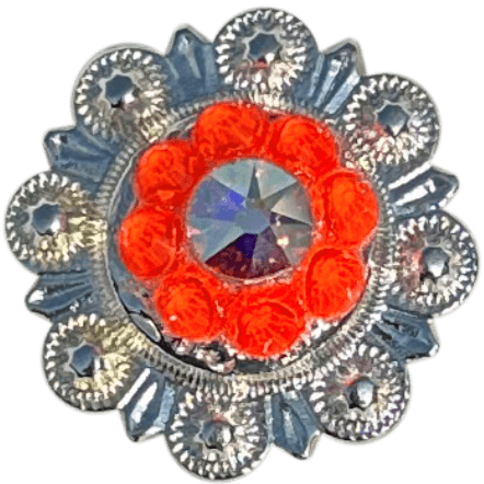 Bright Silver Neon Orange and AB