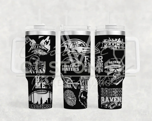 Baltimore Ravens NFL  Engraved Tumbler  | 40oz