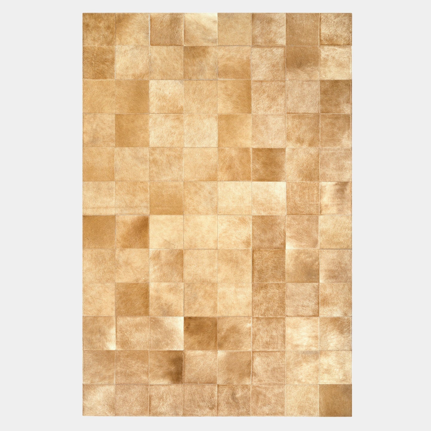Rhodes Champagne Cowhide Area Rug