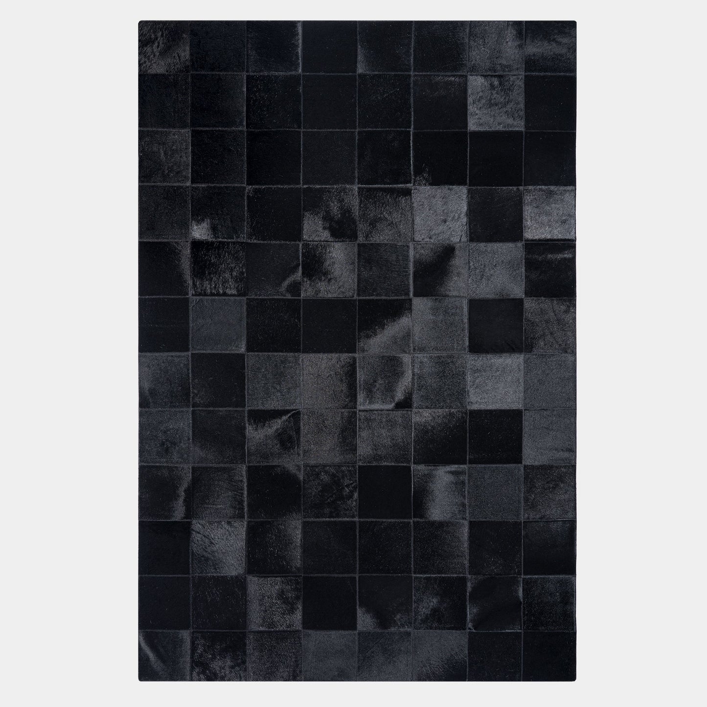 Rhodes Black Cowhide Rug