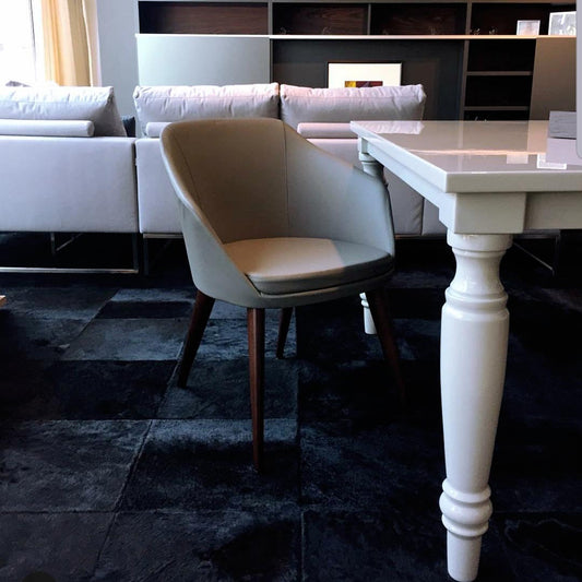 Rhodes Black Cowhide Rug