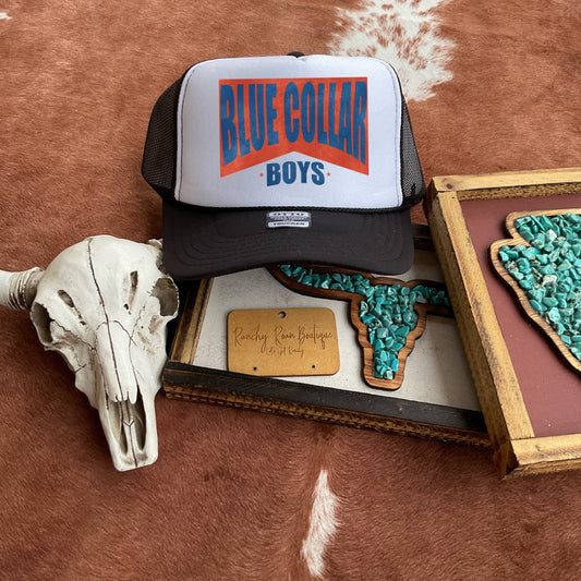 Blue Collar Boys Western Trucker Hat