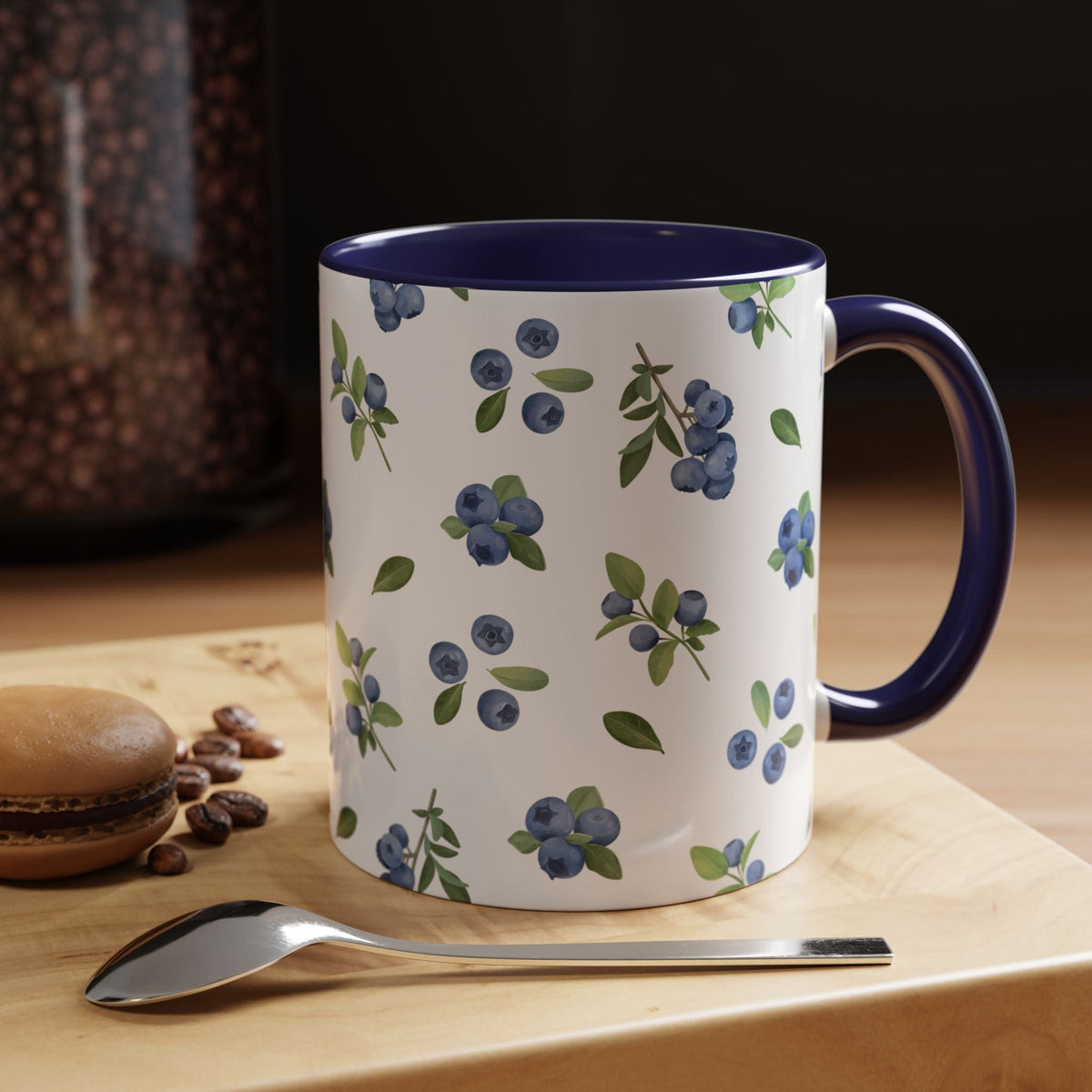 Blueberry Berry Cozy Cottage Style Coffee Mug