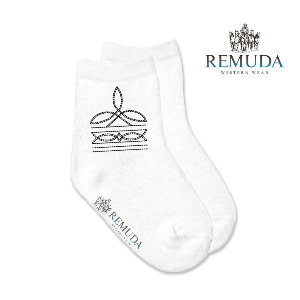 Boot Stitch Infant Baby Crew Socks