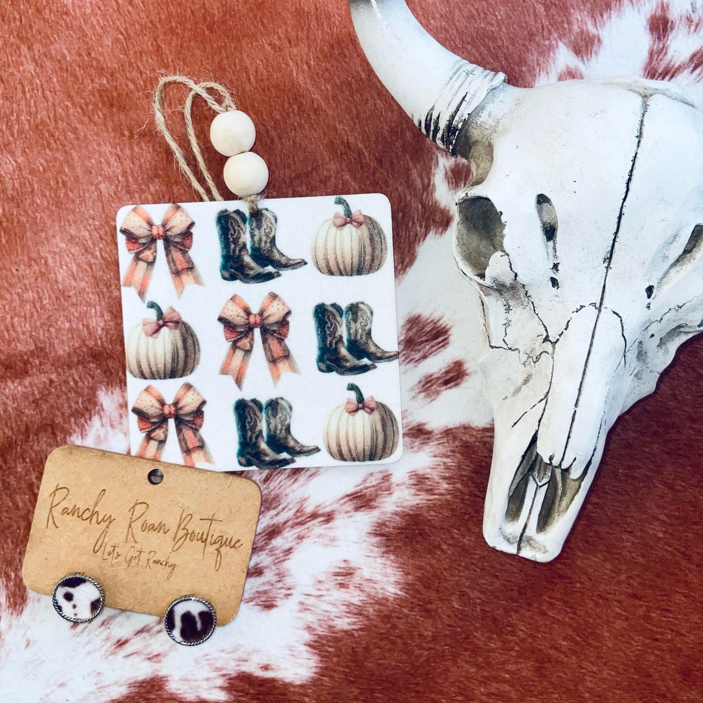 Western Fall Themed Felt Freshies