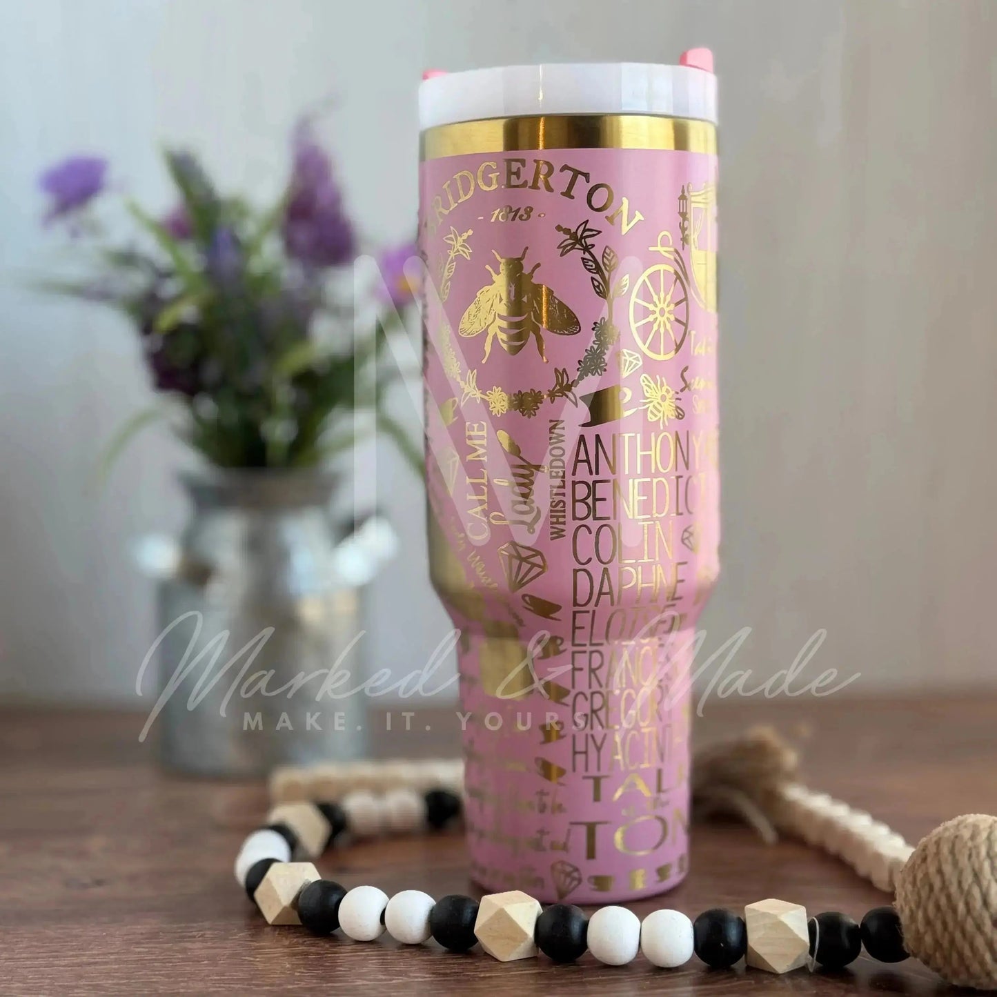 Bridgerton Penelope Season 3  Engraved Tumbler  | 20oz