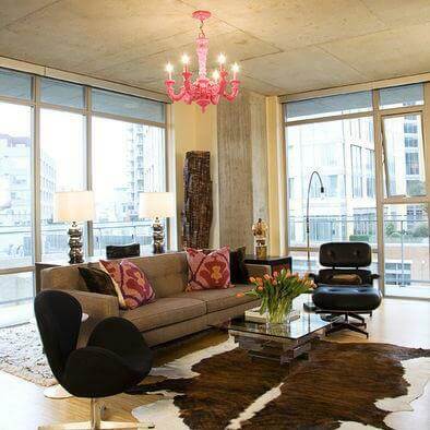 Brindle White Belly and Backbone Brazilian Cowhide Rug: LARGE