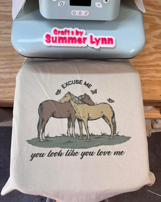 You look like you love me