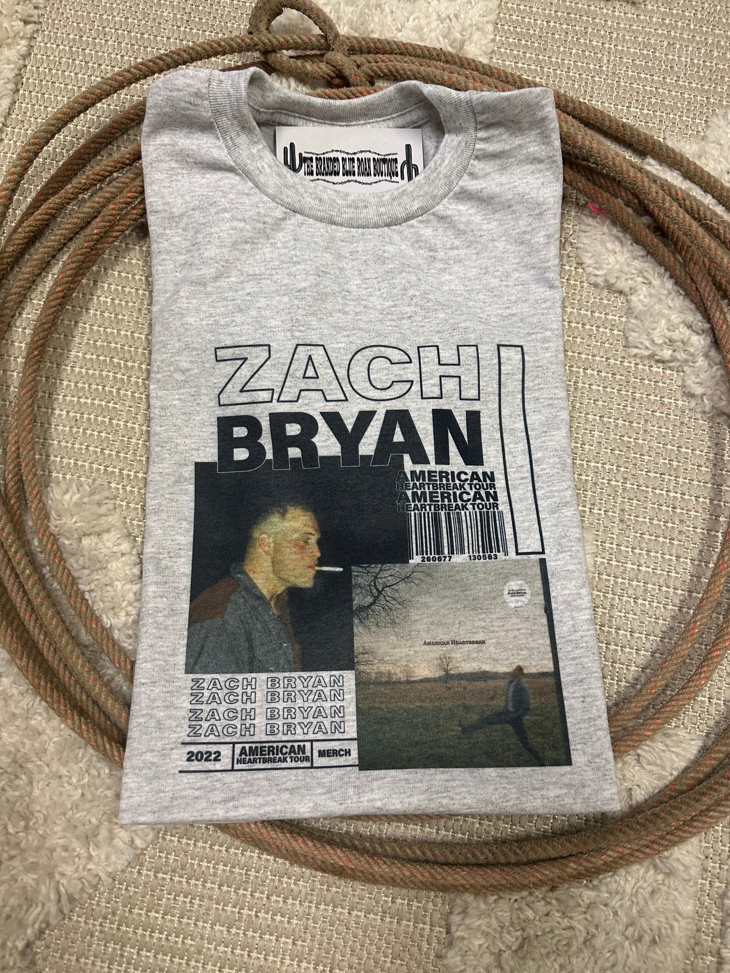 Zach Bryan Collage Graphic Tee