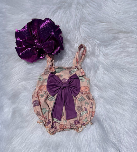 Disco Cowgirl Bow Bubble  (FINAL SALE)