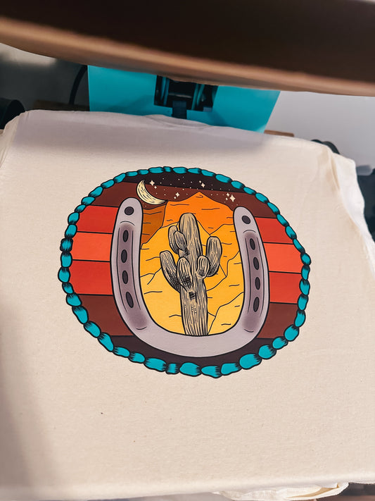 Horseshoe Sunrise Graphic Tee