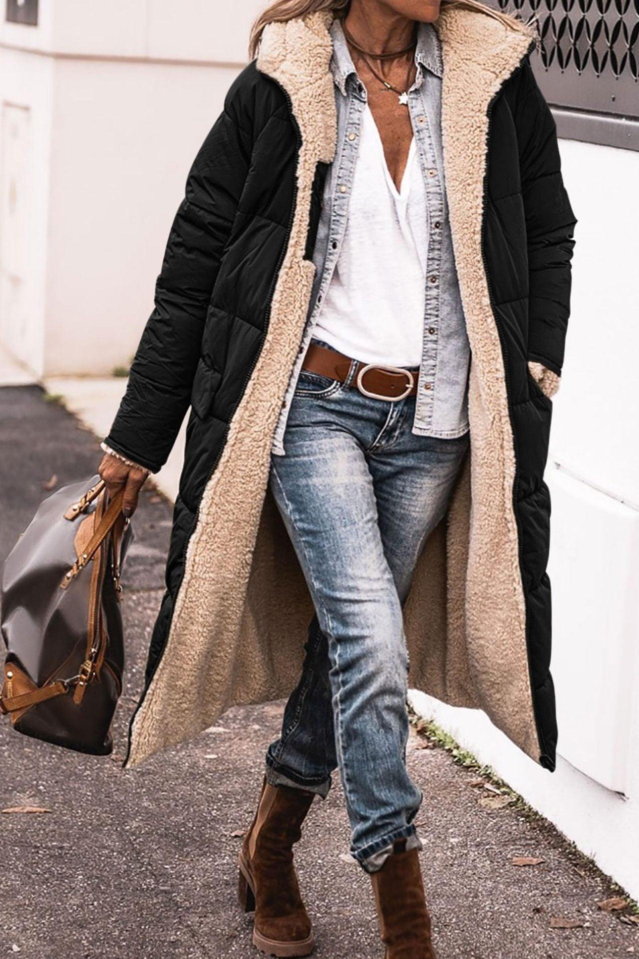 Rancher Fleece-Lined Hooded Jacket – Cozy, Stylish Cowgirl Outerwear for Every Occasion