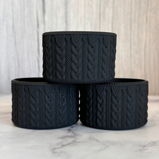 BLACK MACRAME Tumbler Boot