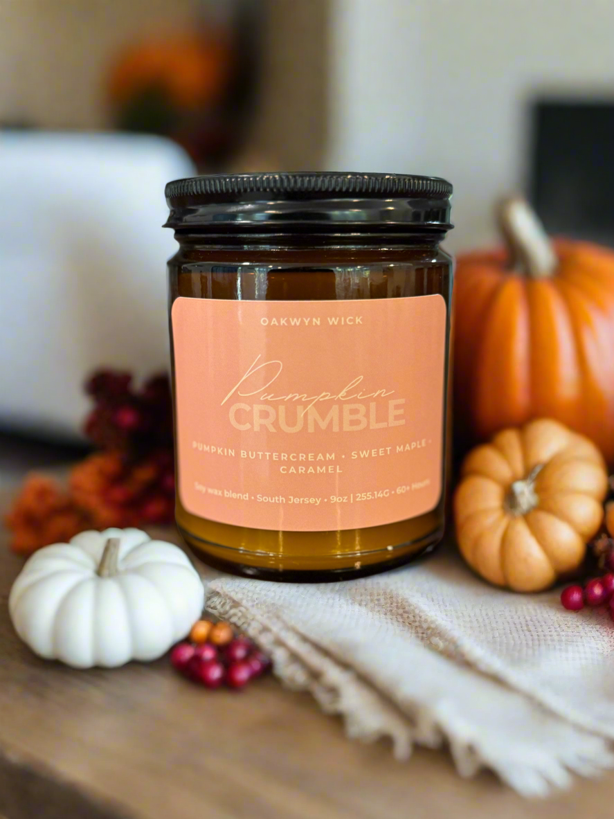 Pumpkin Crumble Candle 9oz