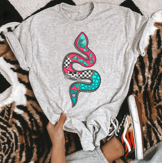 Western Snake TEE or CREWNECK