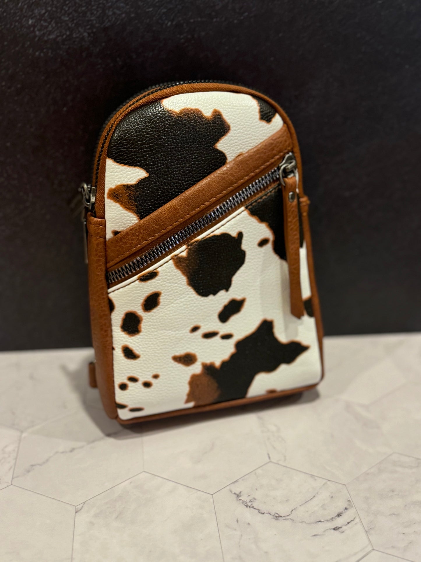 Montana West Cow print Crossbody