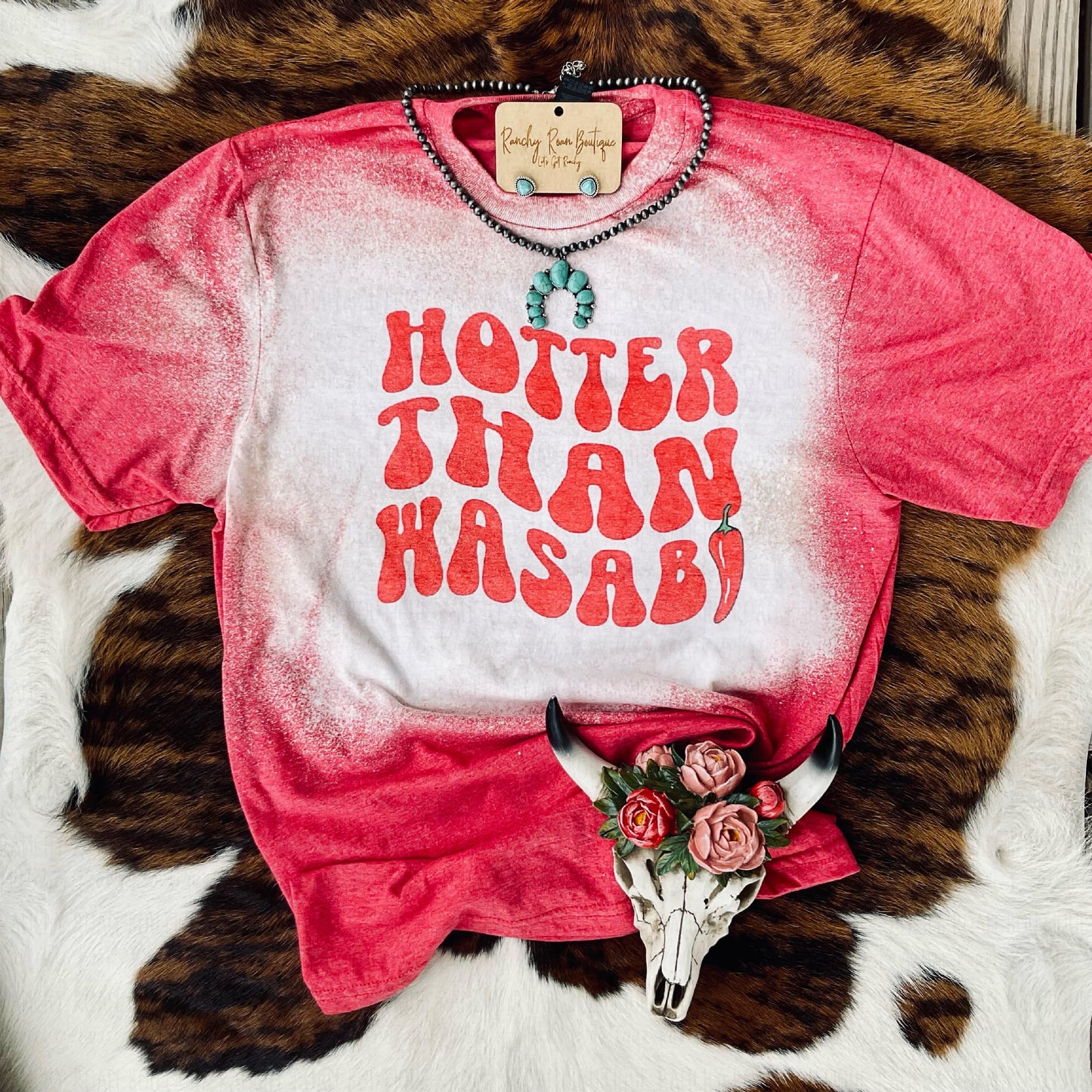Hotter Than Wasbi Western Tee