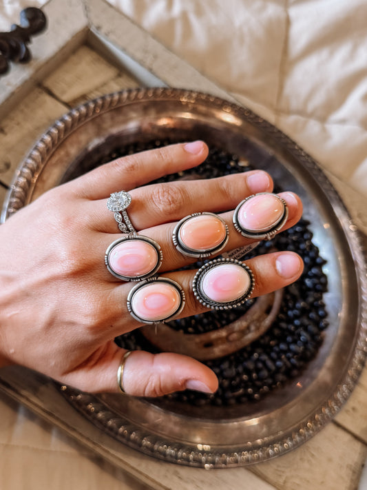 Bareback Pink Conch Ring