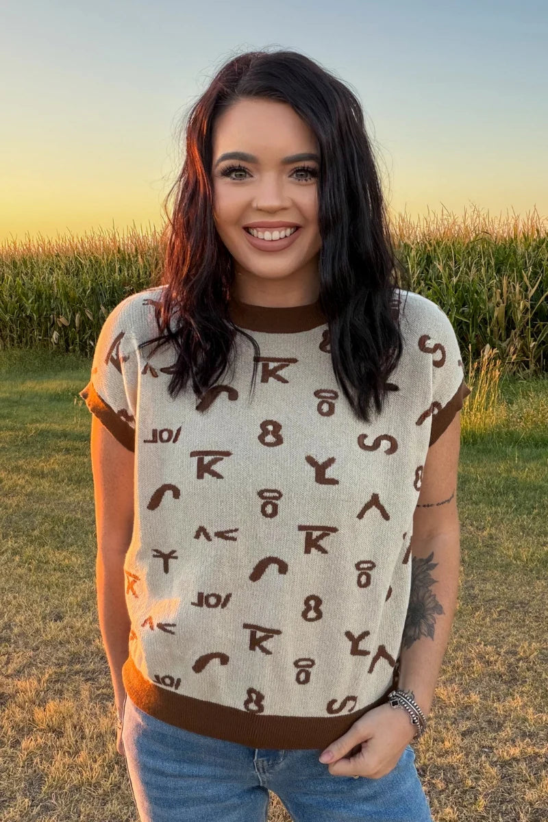 Cowgirl code sweater