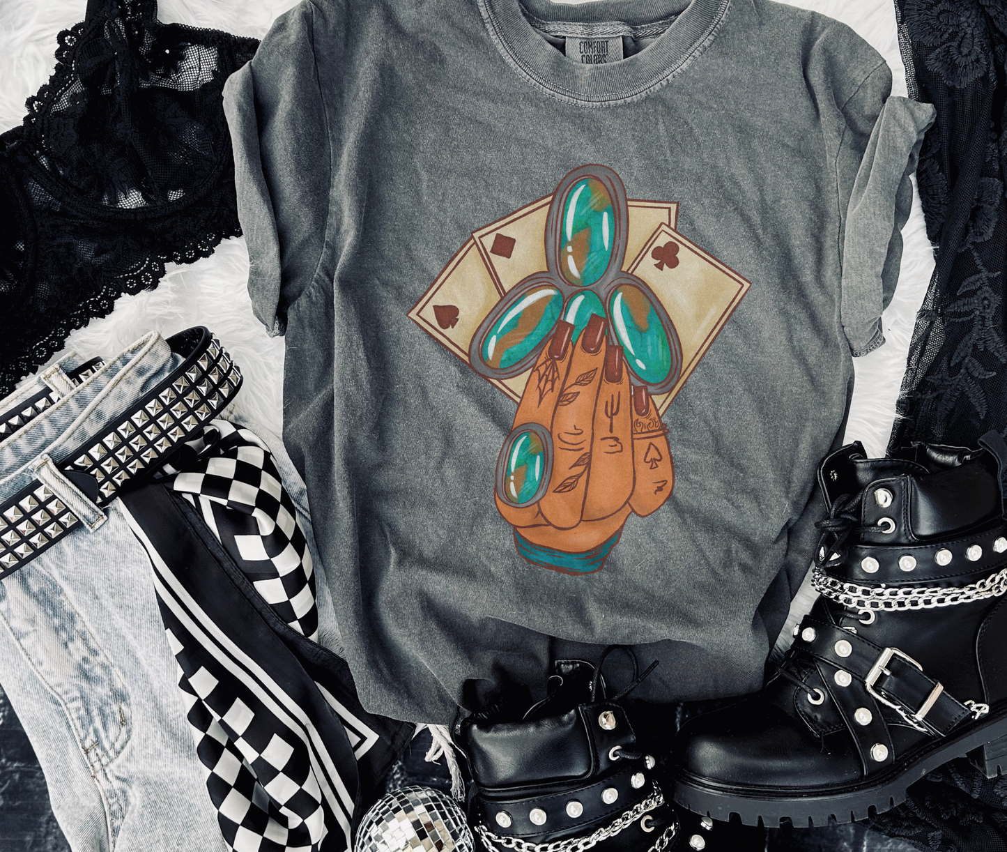 The hand your dealt tee