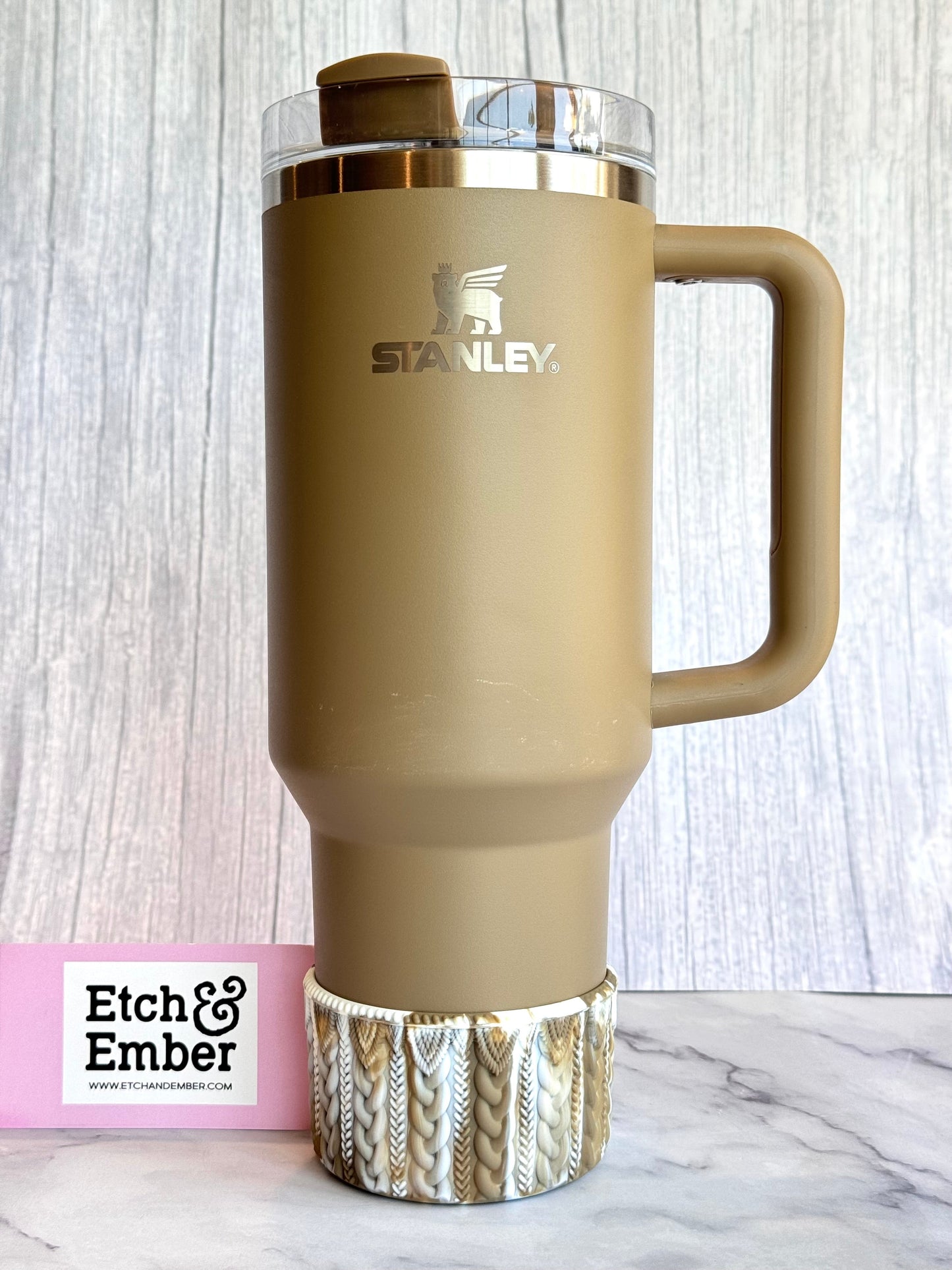 Basic Brown REMIX MACRAME Tumbler Boot