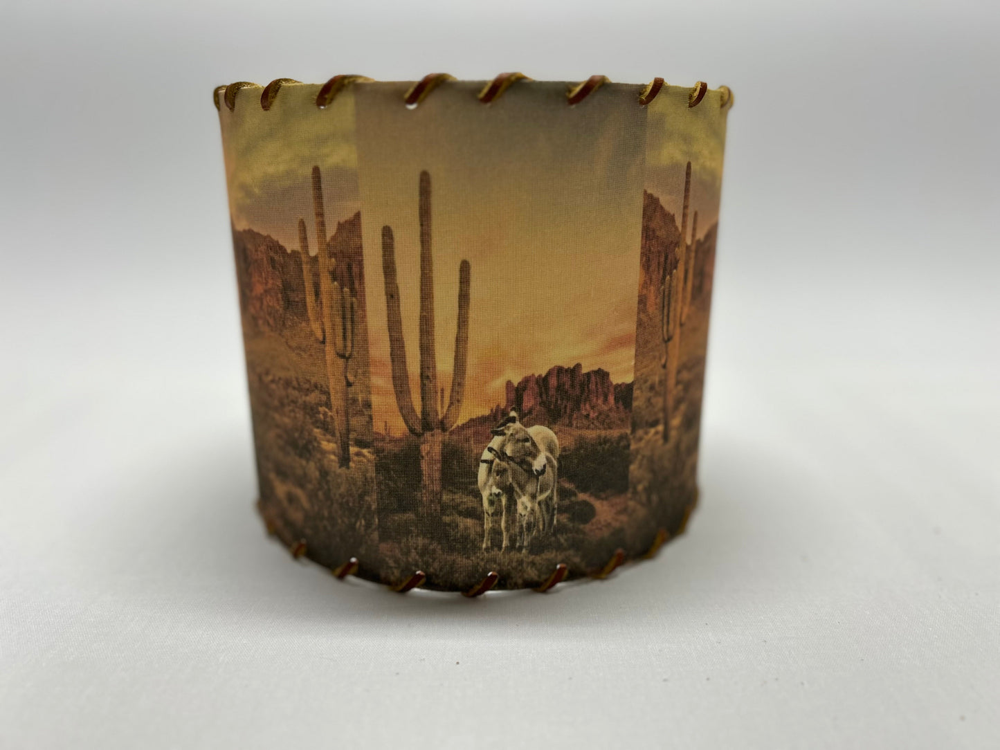 Desert Burros Lampshade 6-inch XSmall