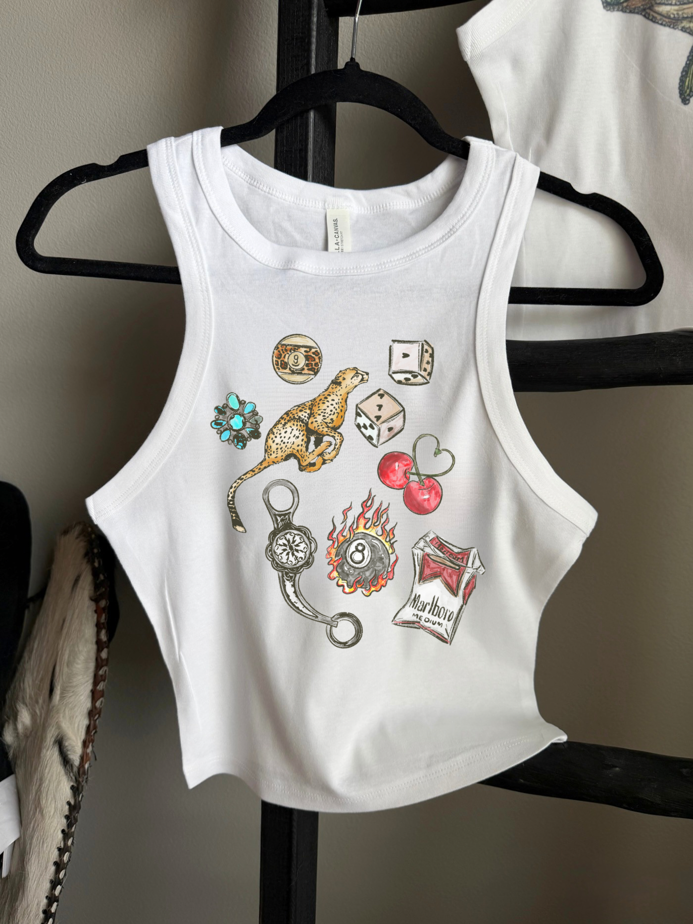 Roll The Dice Cropped Tank