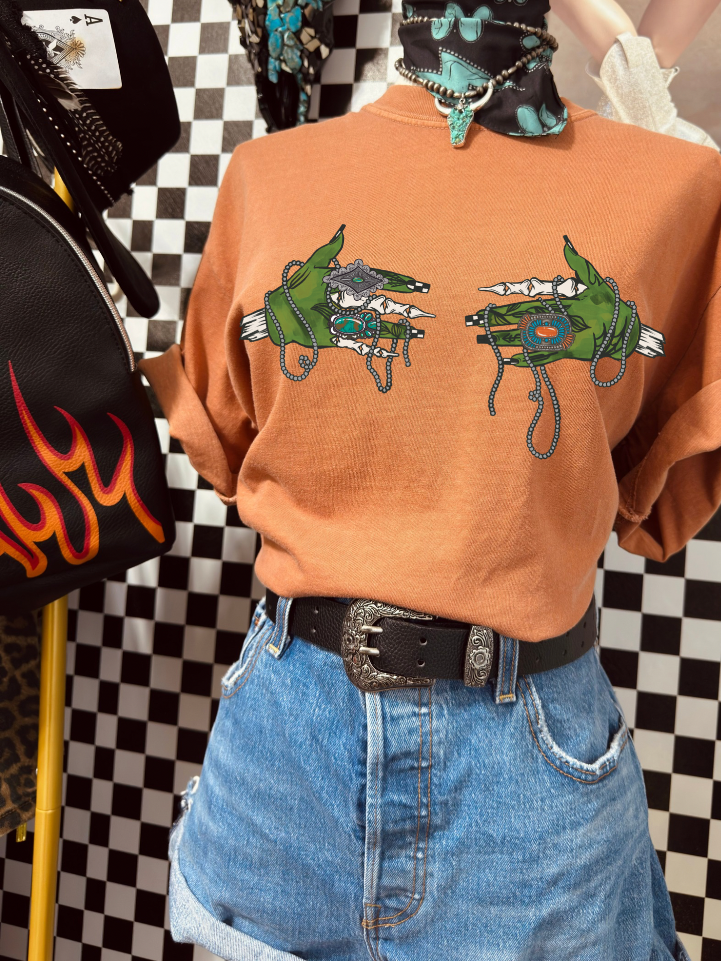 Frankenstein Drippy tee