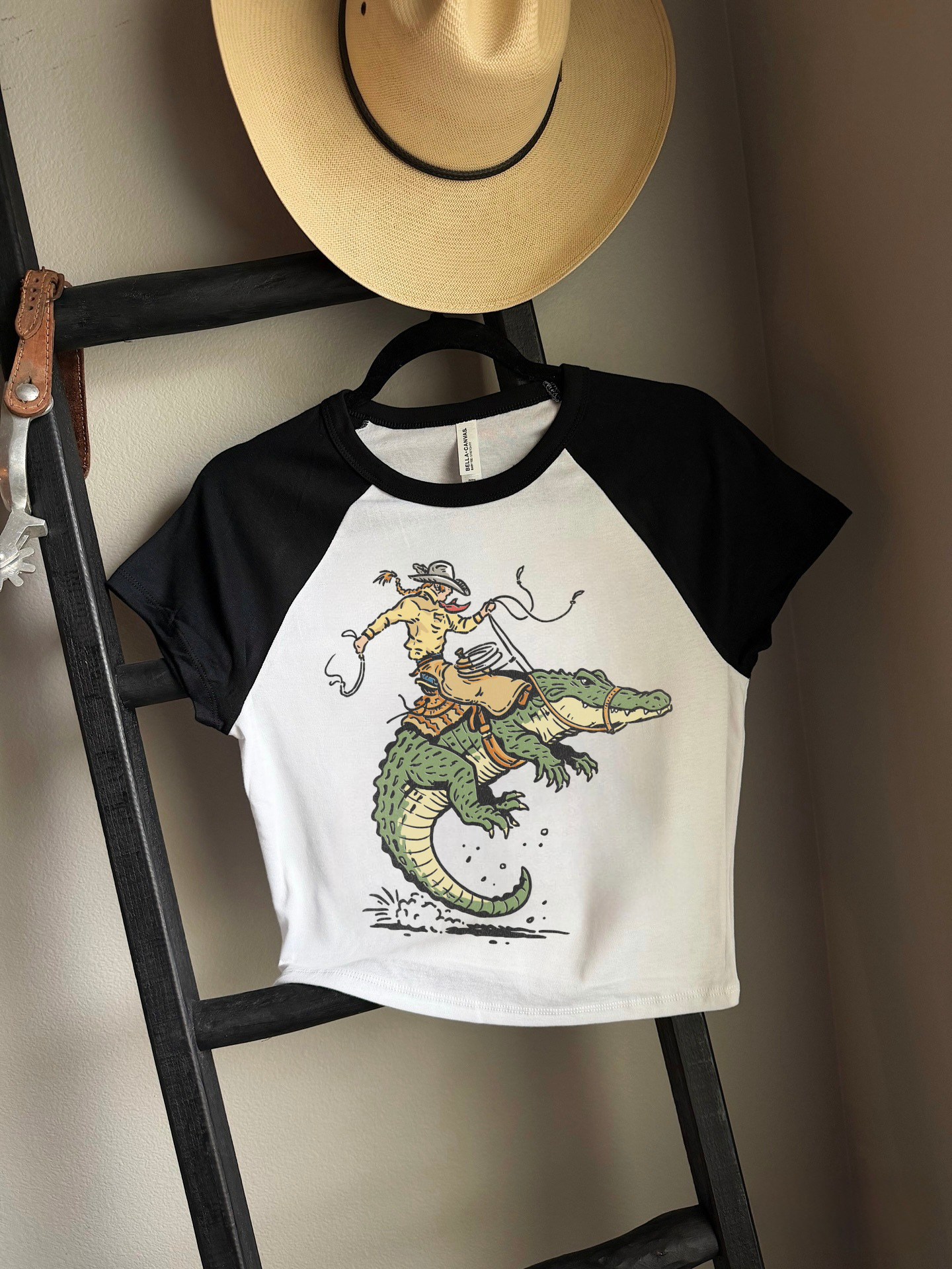 Alligator Cowboy Baby Tee